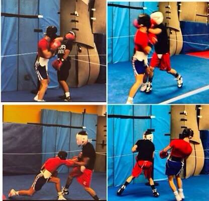 Will Cawley in Colorado Spring’s USA. Sparring with the US number one.